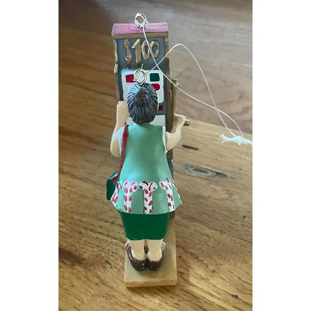 Gallerie II Grandma Christmas Ornament Lucky Jackpot Holiday Decor w/ Hang Tag